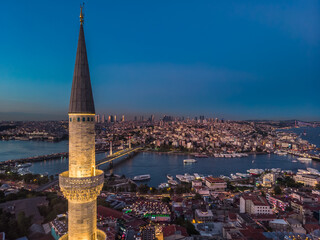 Turkey aerial drone high point view