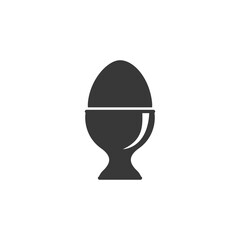 Egg icon in modern flat style. Vector 