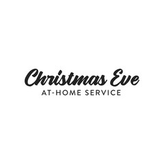 Join Us For Christmas Online Service Online, Church Invitation, Holiday Invitation, Christmas Service Vector Text Illustration Background