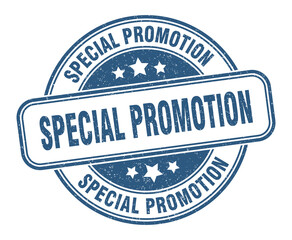 special promotion stamp. special promotion label. round grunge sign