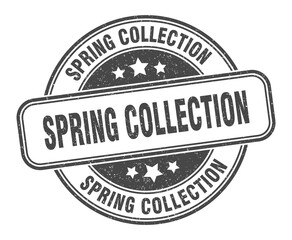 spring collection stamp. spring collection label. round grunge sign