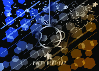 2021 Happy New Year background.
