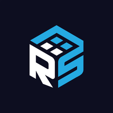 RS Letter Modern Logo for Event Management Company and Icon Editable Vector and Favicon for Website