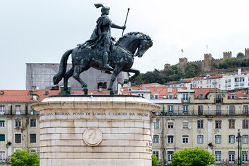Estatua o Escultura en la ciudad de Lisboa, pais de Portugal