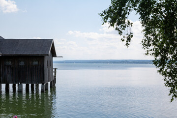 The Ammersee in Bavaria, Germany