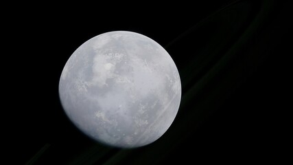 Planet with numerous prominent ring system © ANDREI