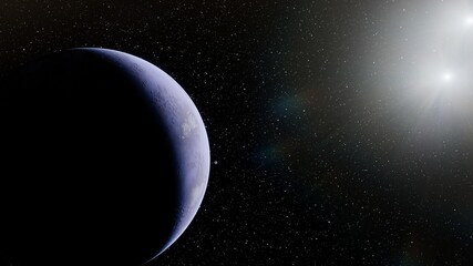 Planet with numerous prominent ring system © ANDREI