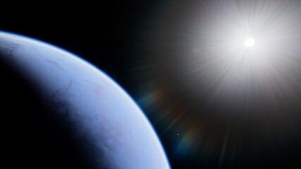 Planet with numerous prominent ring system © ANDREI