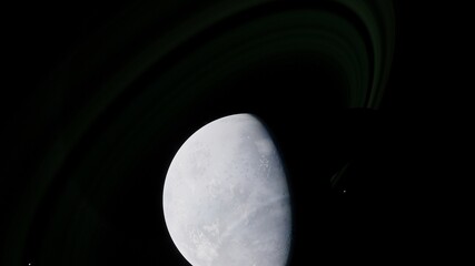 Planet with numerous prominent ring system © ANDREI