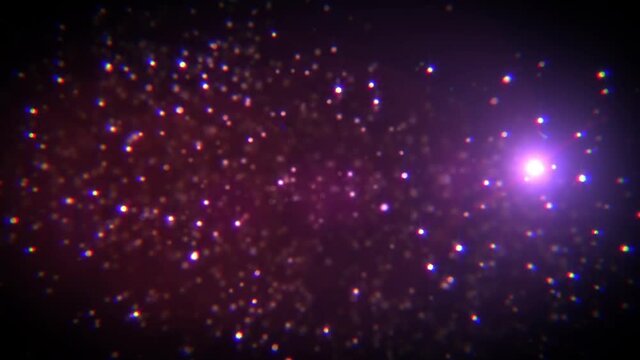 Broadcast your next video with this amazing sci-fi like video with sparkling purple and pink glitter floating about. It seamlessly loops and comes at high quality so your programs look great!