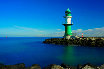 Obraz premium Leuchtturm in Warnemünde