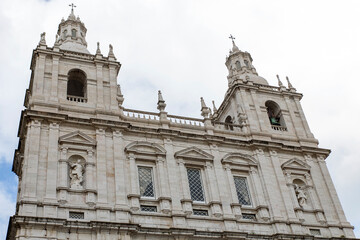 Fototapeta na wymiar Iglesia de San Vicente o Igreja de Sao Vicente en la ciudad de Lisboa, pais de Portugal