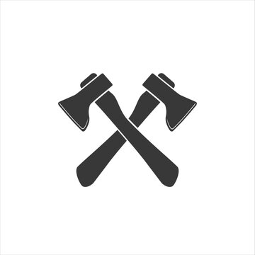 Axes vector icon in trendy flat style