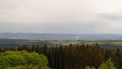 fog in the mountains