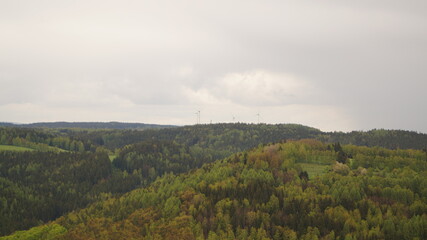 panorama of the mountains