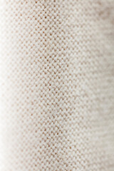 Macrophotography of fabric texture abstract background close up view.