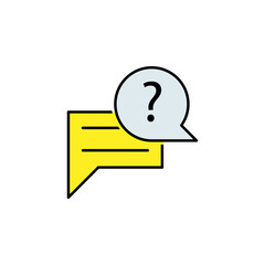 business seo, conversation line colored icon. Teamwork at the idea. Signs and symbols can be used for web, logo, mobile app, UI, UX