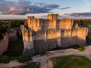 Coca castle, XV century, Gothic-Mudejar, Coca, Segovia province, Spain