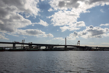 Maya bridge in Kobe port in Hyogo, Japan