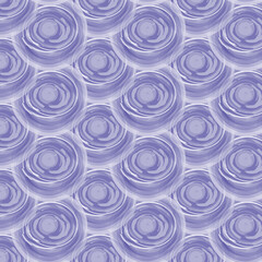 Blue watercolor abstract illustration. Circles, roses.