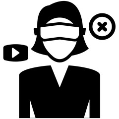 
Oculus vr glasses vector design
