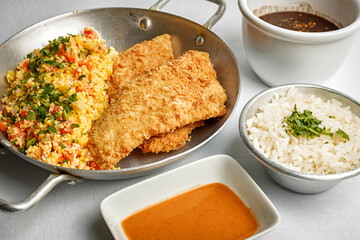 fish curry with rice