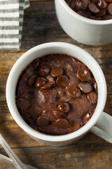 Homemade Chocolate Microwave Mug Brownie