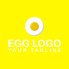 letter O egg concept vector design