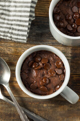 Homemade Chocolate Microwave Mug Brownie