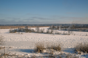 river in winter