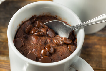Homemade Chocolate Microwave Mug Brownie