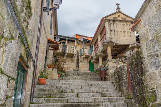 Street in Combarro, sailor town