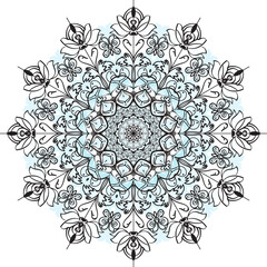 ornamental round lace ornament