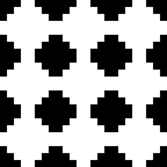 Inca crosses seamless pattern. Ethnic ornament. Folk background. Geometric wallpaper. Grid image. Tribal motif. Ancient mosaic. Digital paper, web design, textile print, abstract. Vector artwork.