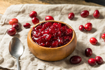 Red Organic Sweet Cranberry Sauce