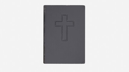Fototapeta premium Bible Low-poly 3D model render