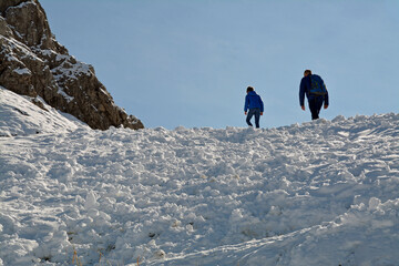 schnee im kleinwalsertal