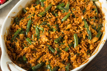 Homemade Thanksgiving Green Bean Casserole