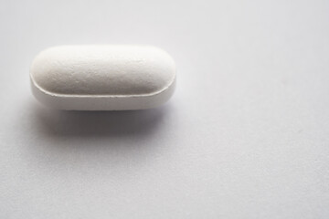 Zinc Pill on a white background