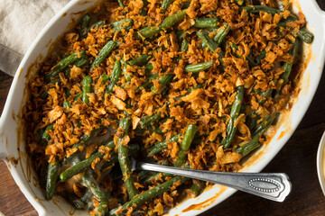 Homemade Thanksgiving Green Bean Casserole