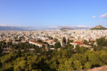 Fototapeta na wymiar Blick über Athen