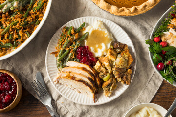 Homemade Thanksgiving Turkey Plate
