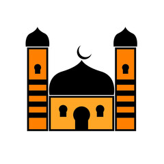 vector icon of a mosque