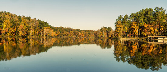 An Autumn Panorama on a November Morning