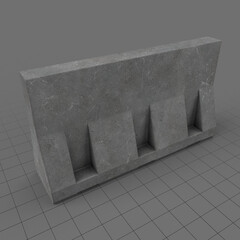 Concrete barrier 3