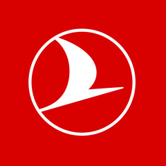 Logo of Turkish Airlines, the flag bearing airline of Turkish Republic. Scalable vector of THY logo.