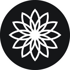 The Mandala Media Icon can be used for websites and other purposes