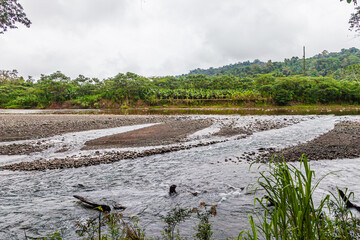 Costa Rica,  the border with Panama is the Rio Yorkin. The only way to visit the indian people is a trip by boat.
