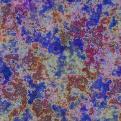 Pink red blue and yellow mosaic pattern, clouds, texture, abstract background