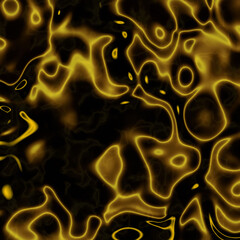 Golden black texture abstract background with circles and lines